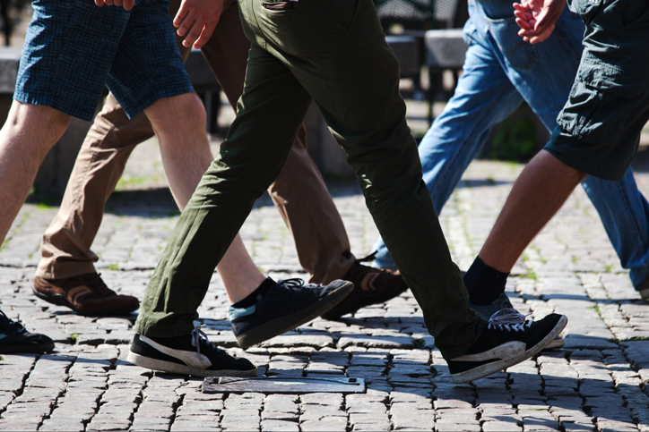 walking instead of using your car