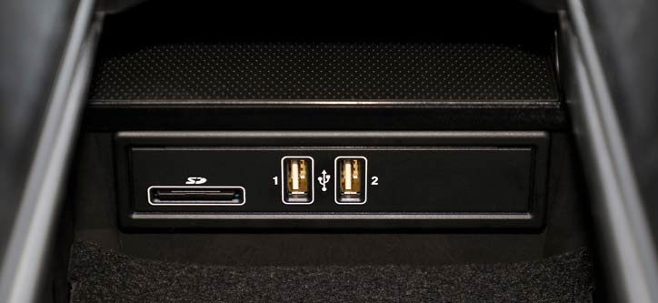 Data ports in a car