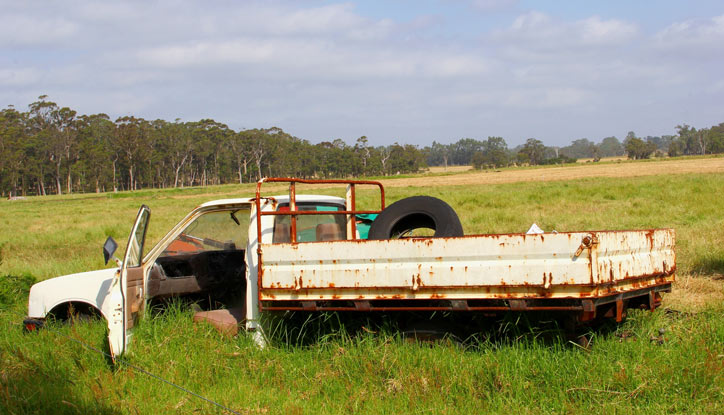 Rusted truck