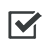 Tick icon