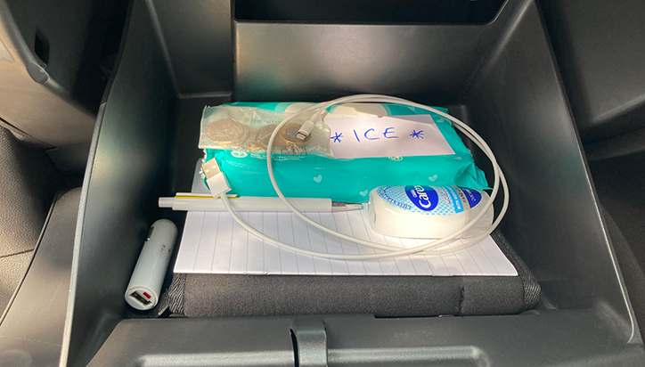 What should be in your glovebox