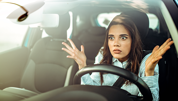 driver staying in control