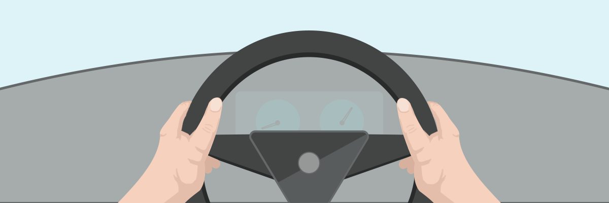 Proper steering wheel control
