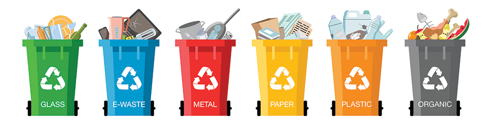 Recycling bins